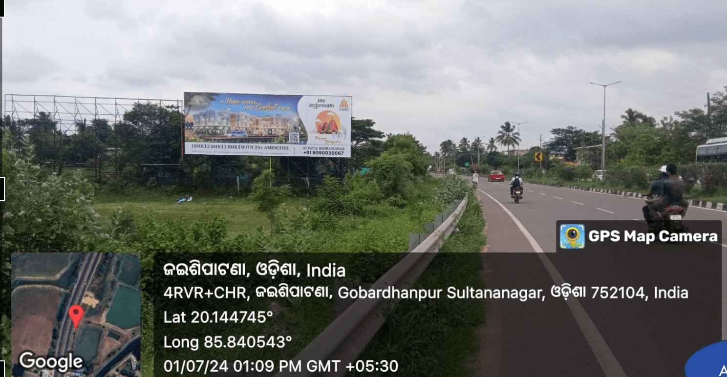 JAHISPATNA,BEFORE PIPILI TOLL GATE FACING BBSR 80X30 NL