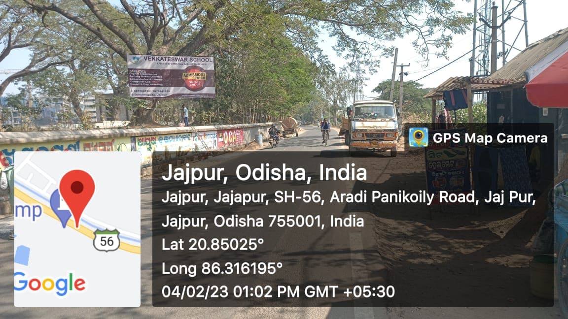 aradi panikoly road ,Panikoli, Jajpur